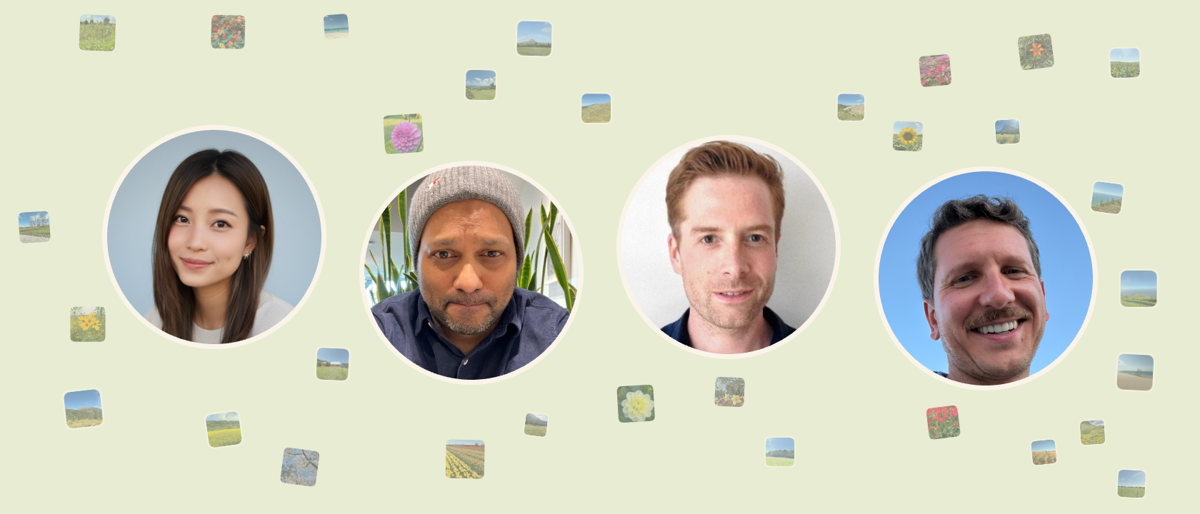 The four founders of Meadow